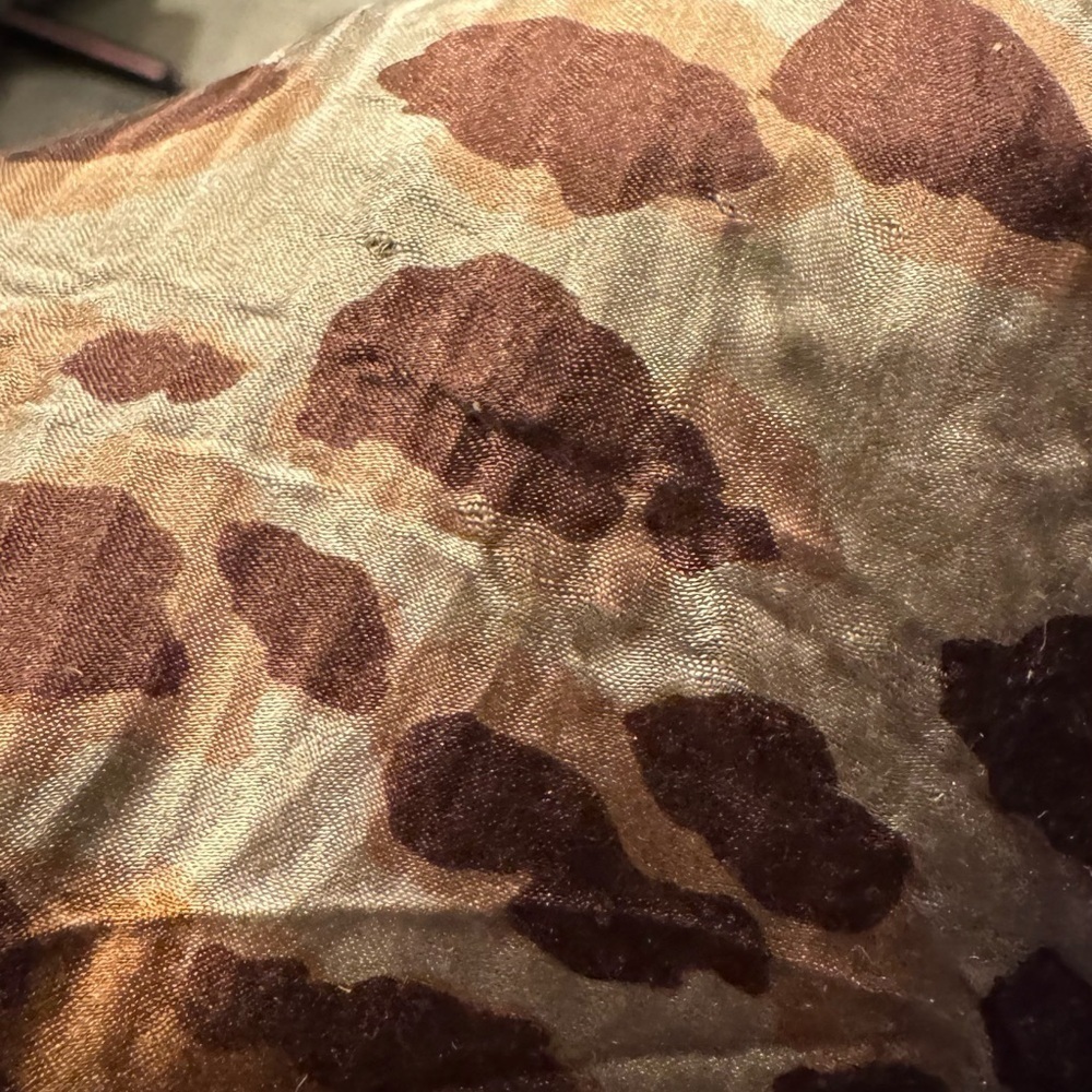 Reformation Pratt Animal Print Leopard Silk Midi Skirt Sz 12 - Picture 6 of 8